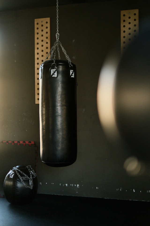 Gym punching bag
